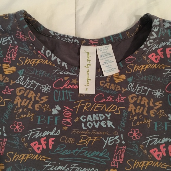 Matilda Jane Scribble & Minty tops sz 8 & 10/12 - Picture 7 of 8